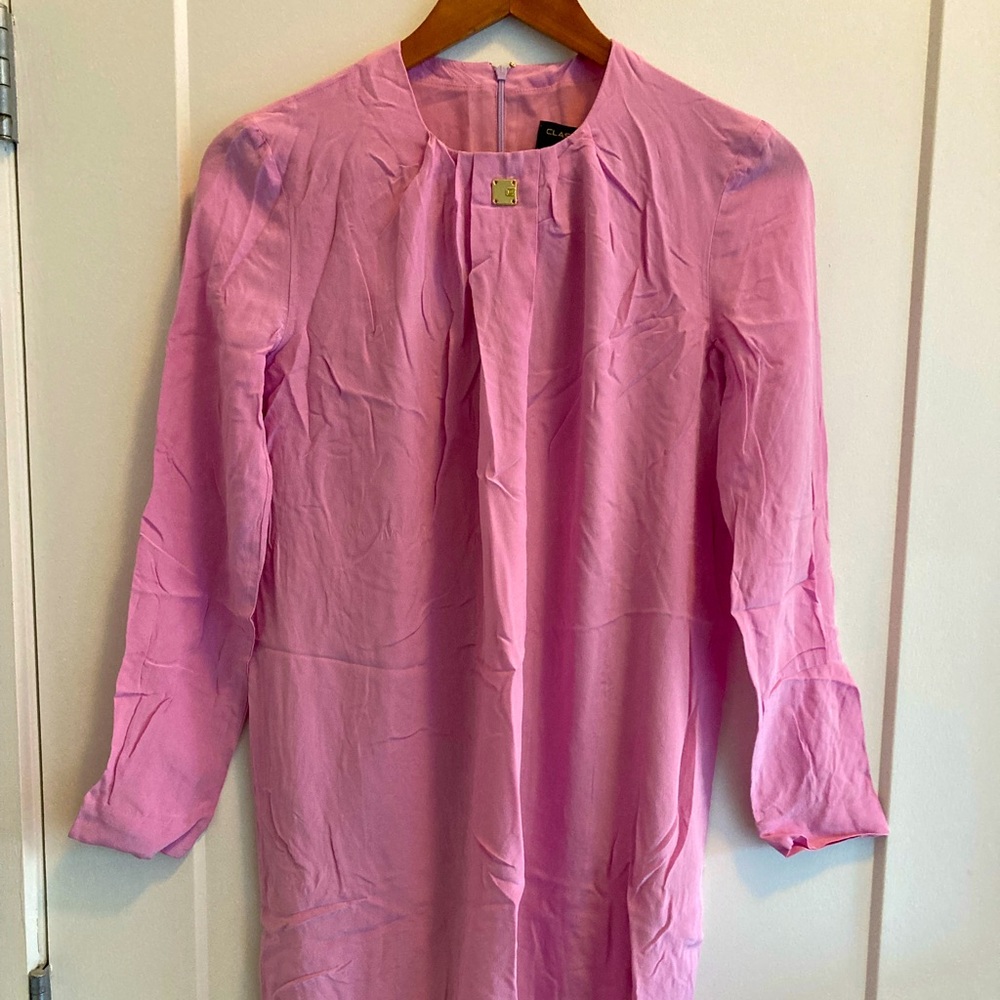 Roberto Cavalli pink silk dress.  Size 6.